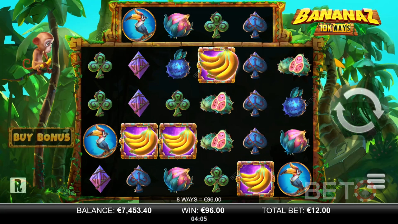 Recenzja Bananaz 10K Ways od BETO Slots