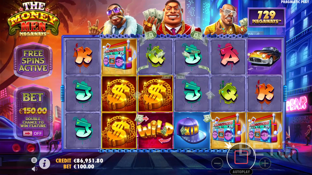 Recenzja Megaways The Money Men od BETO Slots