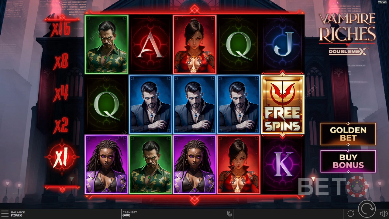 Vampire Riches DoubleMax: Automat do gry warty zakręcenia?