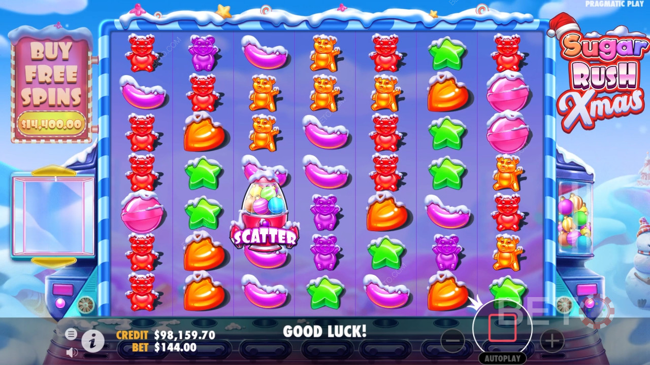 Recenzja Sugar Rush Xmas od BETO Slots