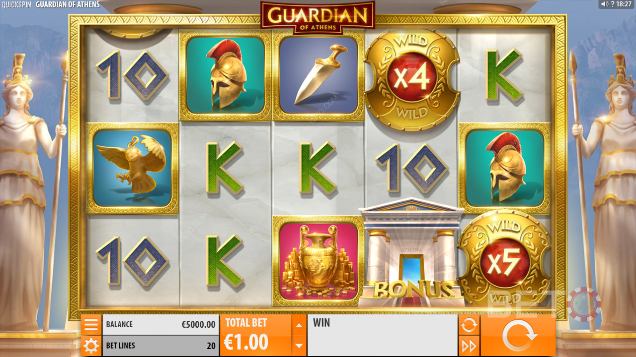 Recenzja Guardian of Athens od BETO Slots