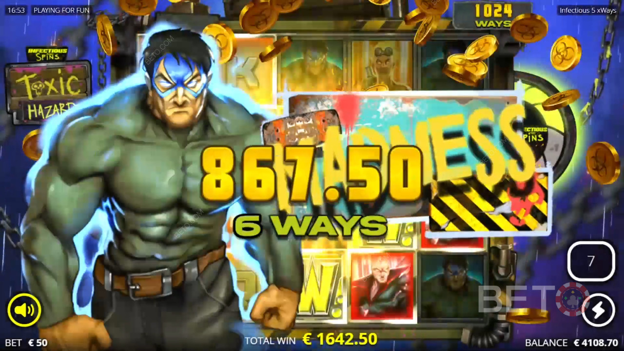 Recenzja Infectious 5 od BETO Slots