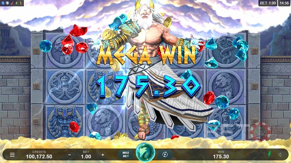 Mega wygrana w slocie Ancient Fortunes: Zeus