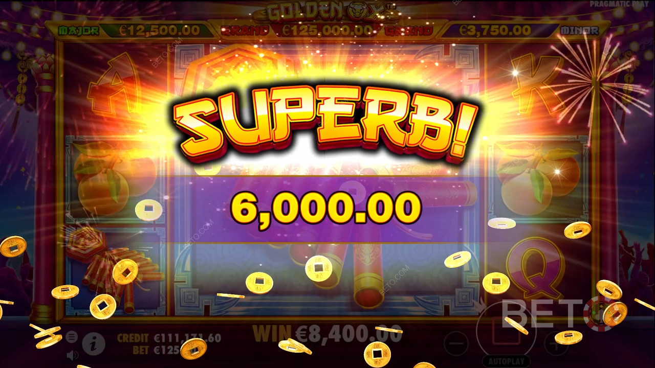 Wygraj 1 000x swój zakład w automacie Golden Ox!