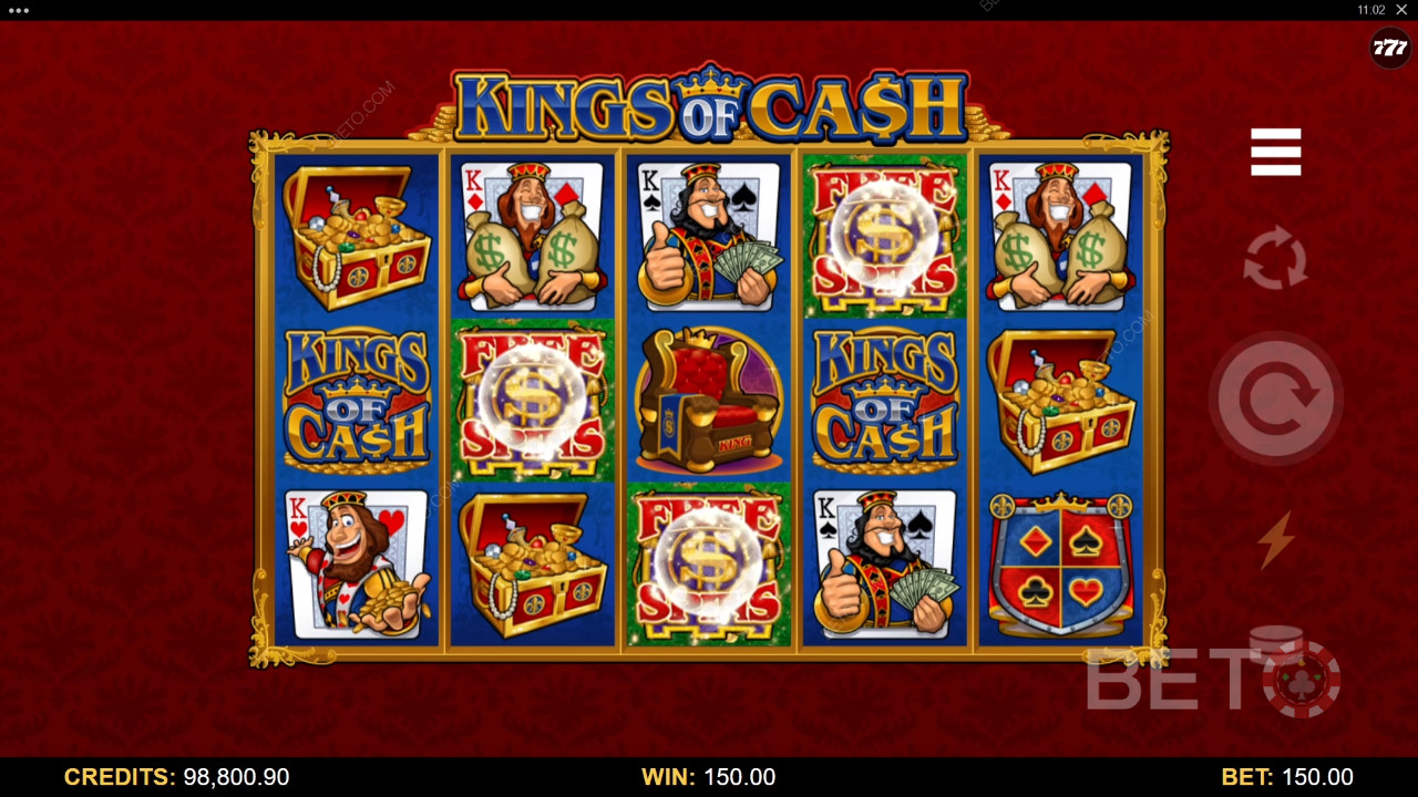 Recenzja Kings of Cash od BETO Slots