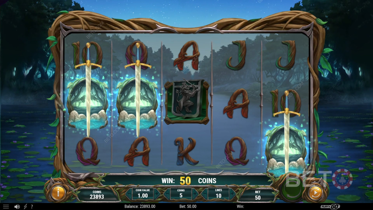 Recenzja gry Lord Merlin and the Lady of the Lake od BETO Slots