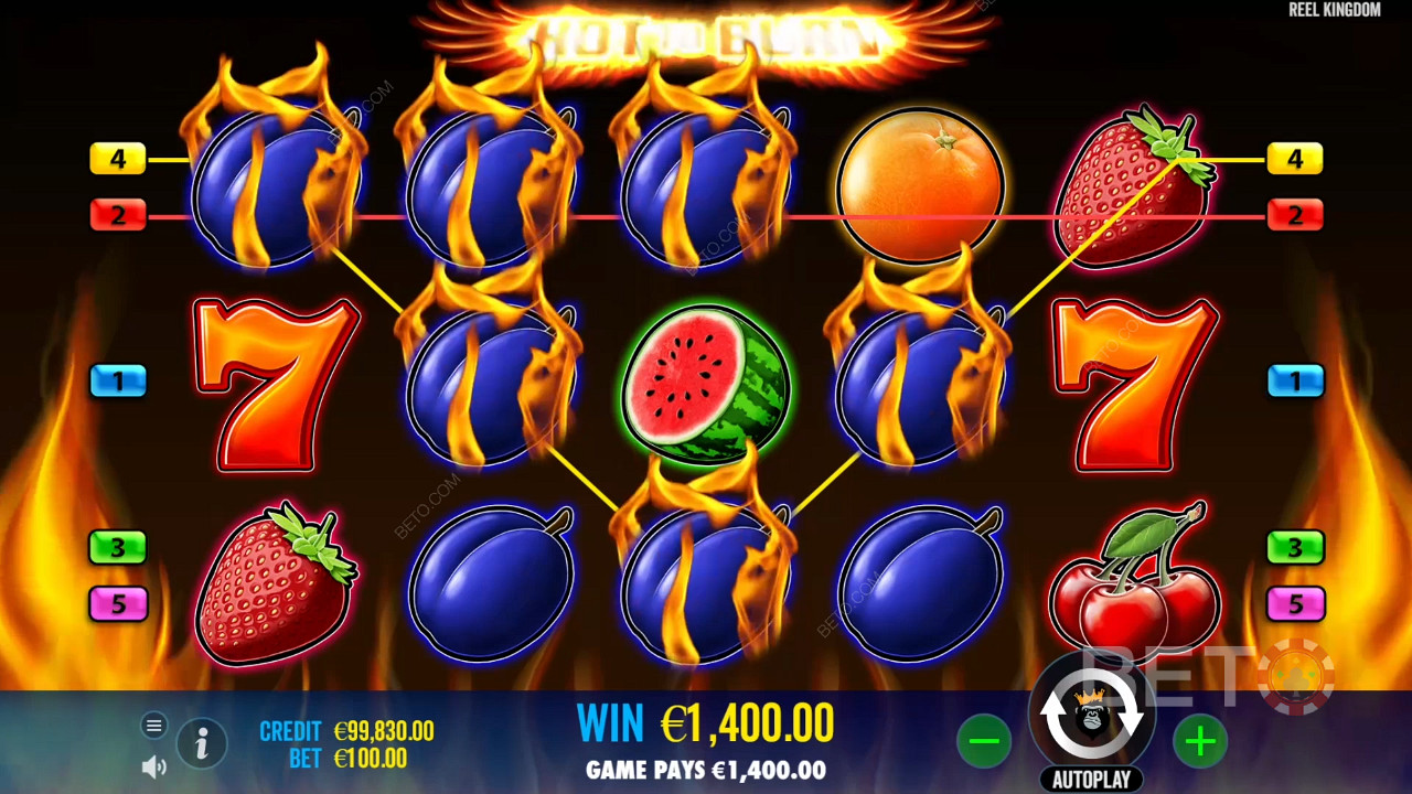 Recenzja Hot to Burn od BETO Slots