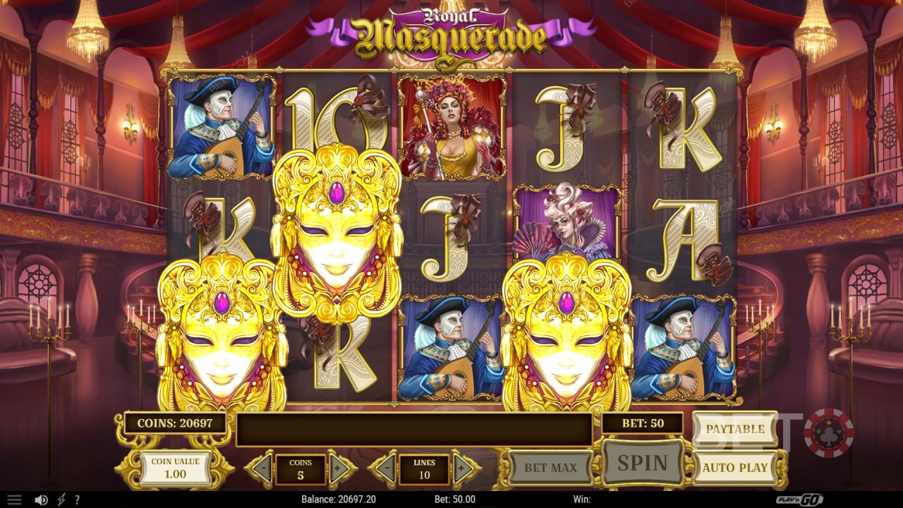 Recenzja gry „Royal Masquerade” autorstwa BETO Slots