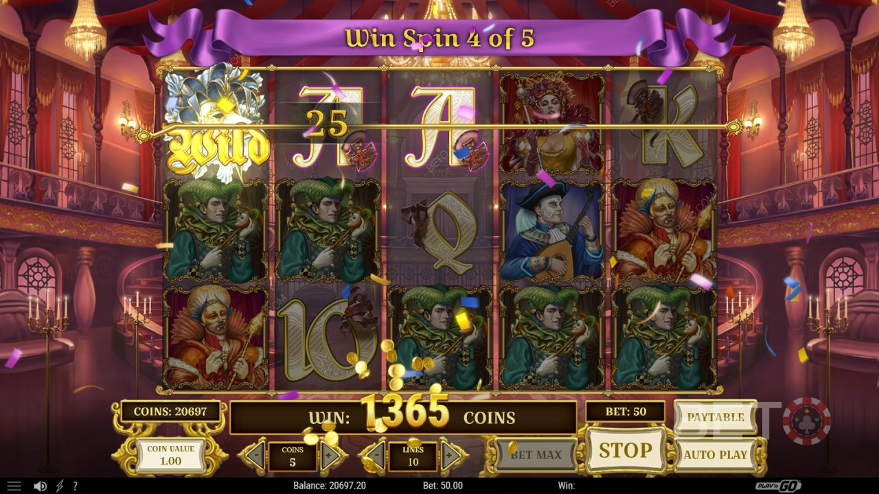 Jak grać w grę „Royal Masquerade” od Play