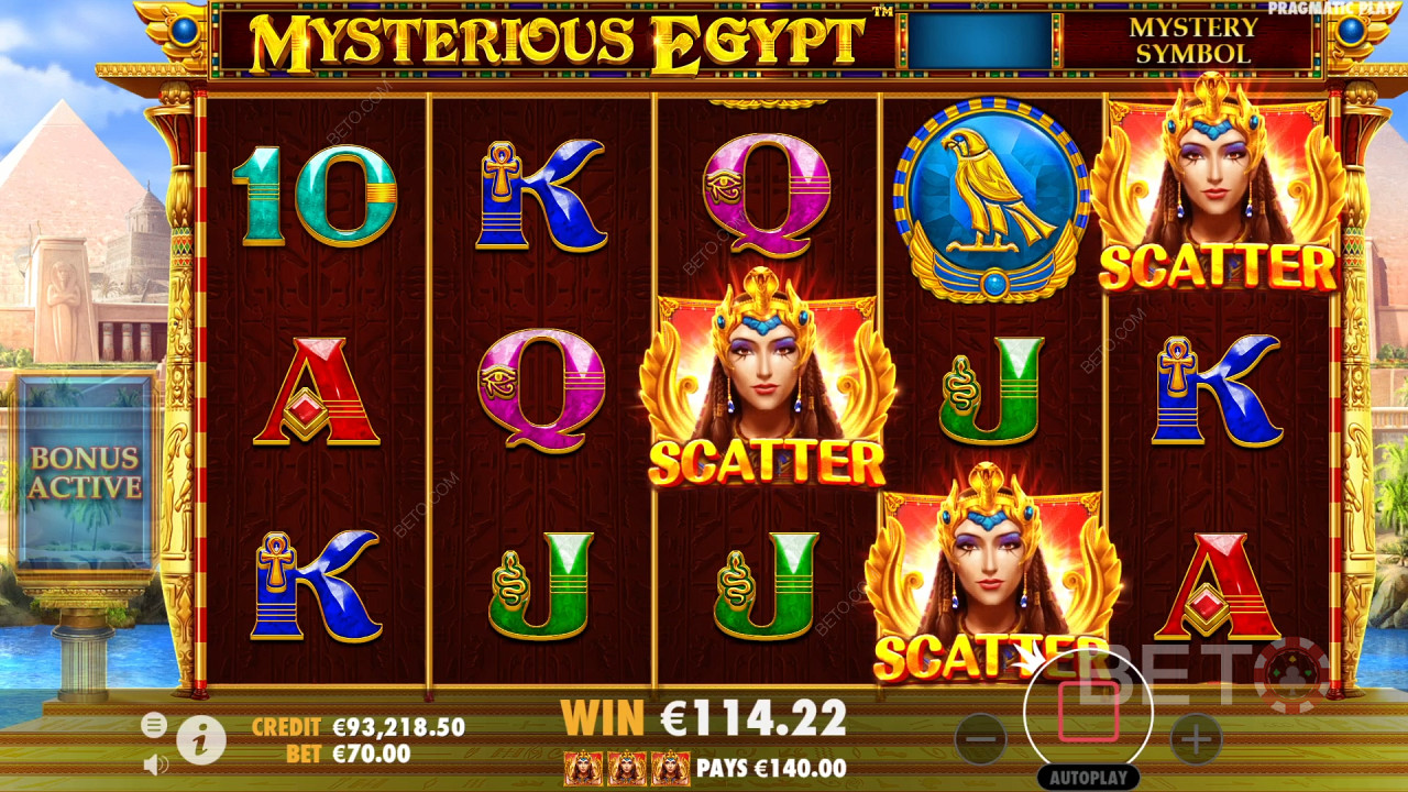 Recenzja Mysterious Egypt od BETO Slots