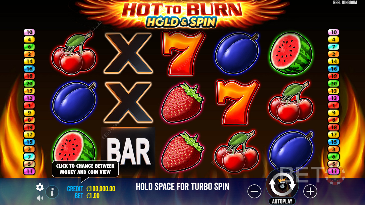 Hot To Burn Hold And Spin Graj Za Darmo