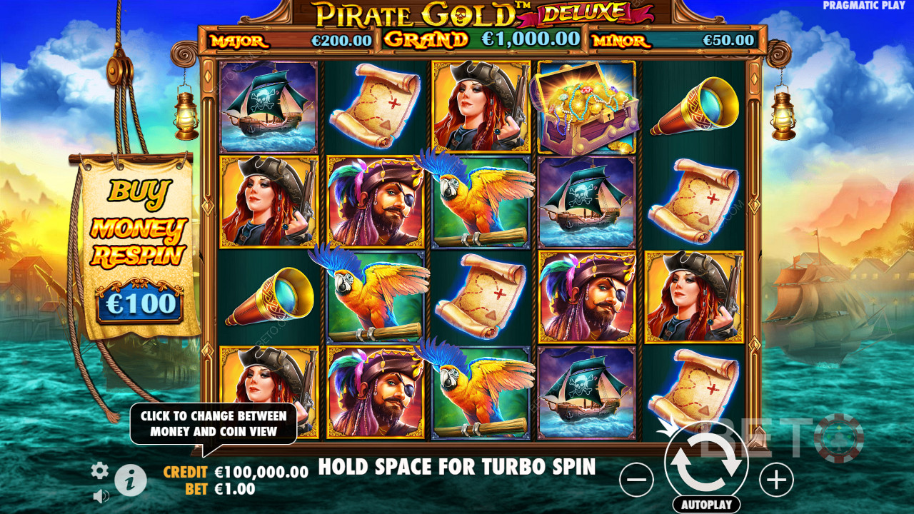 Recenzja Pirate Gold Deluxe od BETO Slots