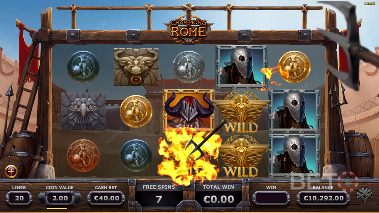 Recenzja Champions of Rome od BETO Slots