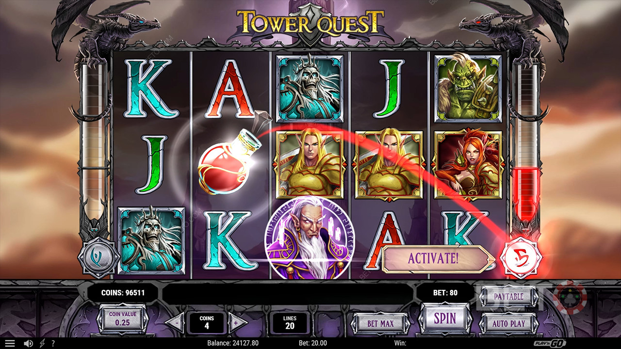 Recenzja Tower Quest od BETO Slots