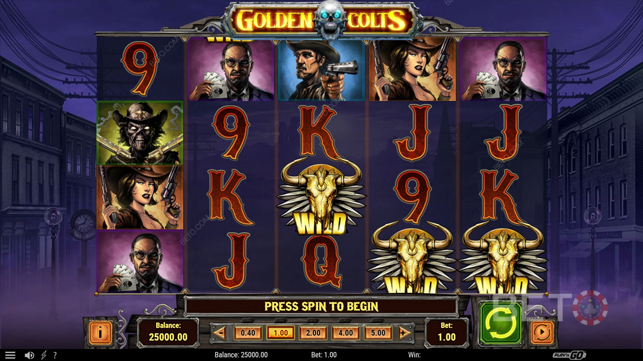 Recenzja Golden Colts od BETO Slots