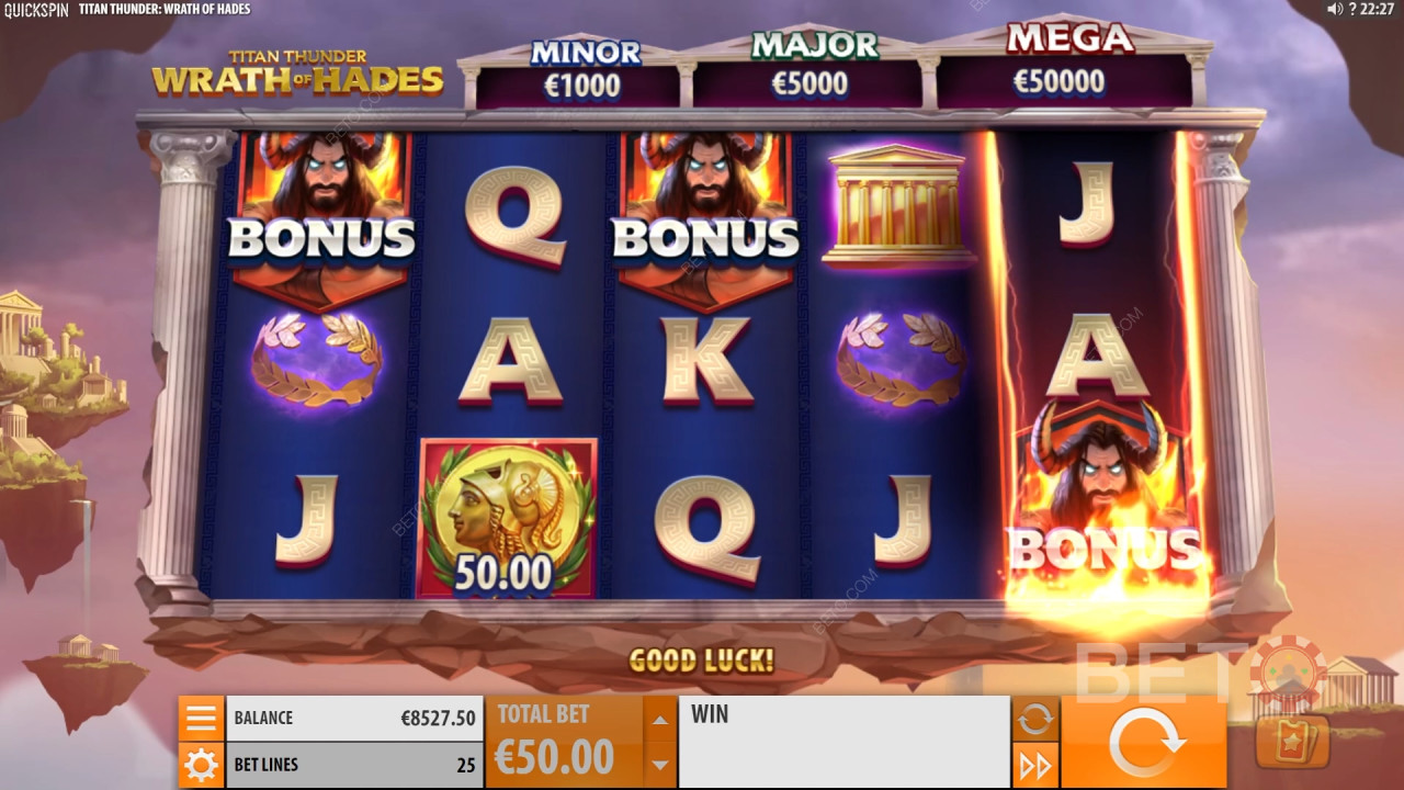 Titan Thunder: Wrath of Hades Recenzja BETO Slots