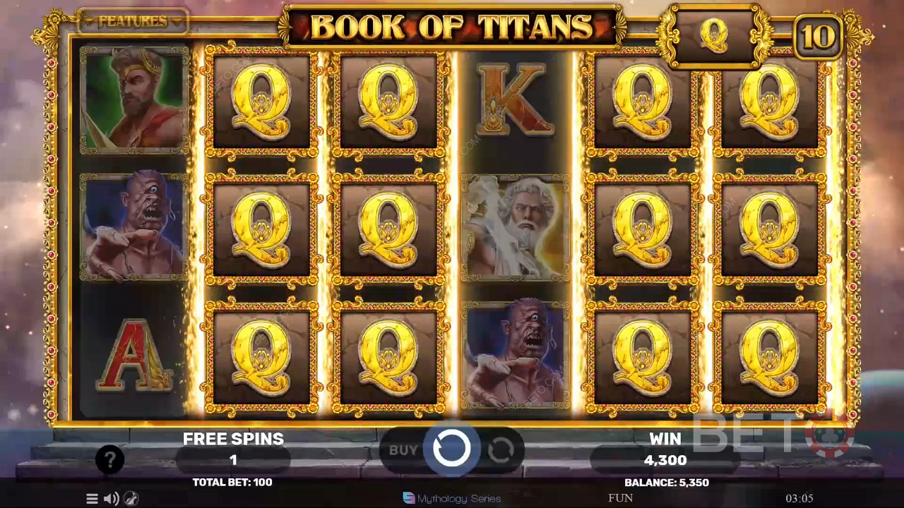 Funkcje bonusowe wyjaśnione w Book of Titans przez Spinomenal
