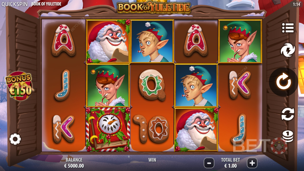 Recenzja Book of Yuletide od BETO Slots