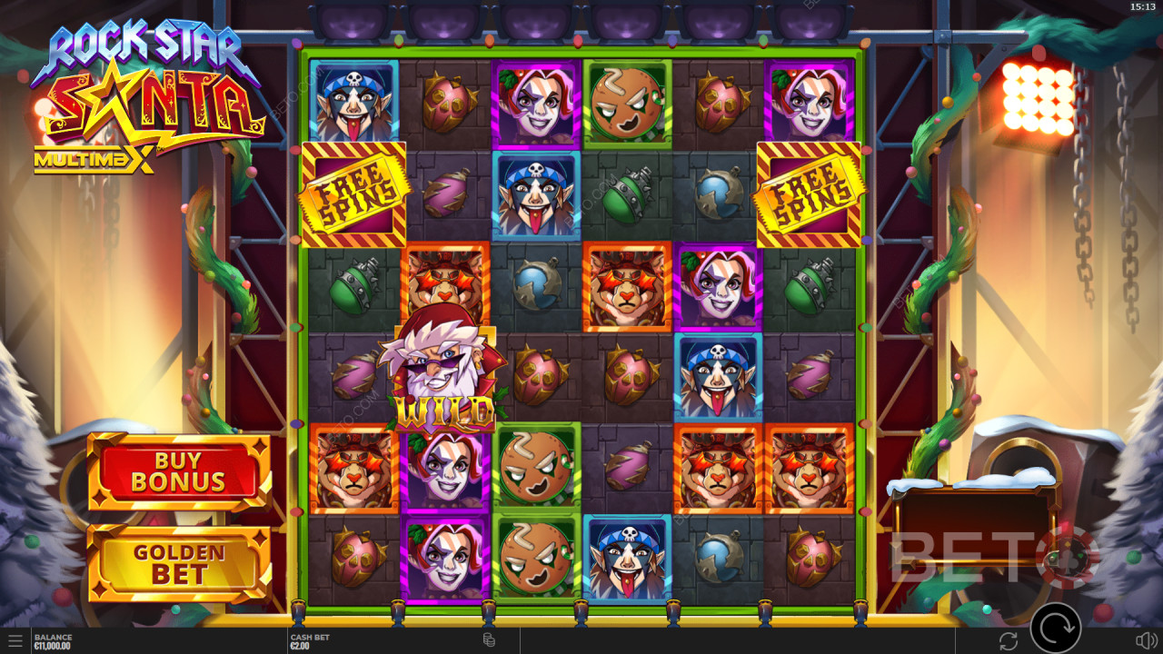 Recenzja Rock Star Santa MultiMax od BETO Slots