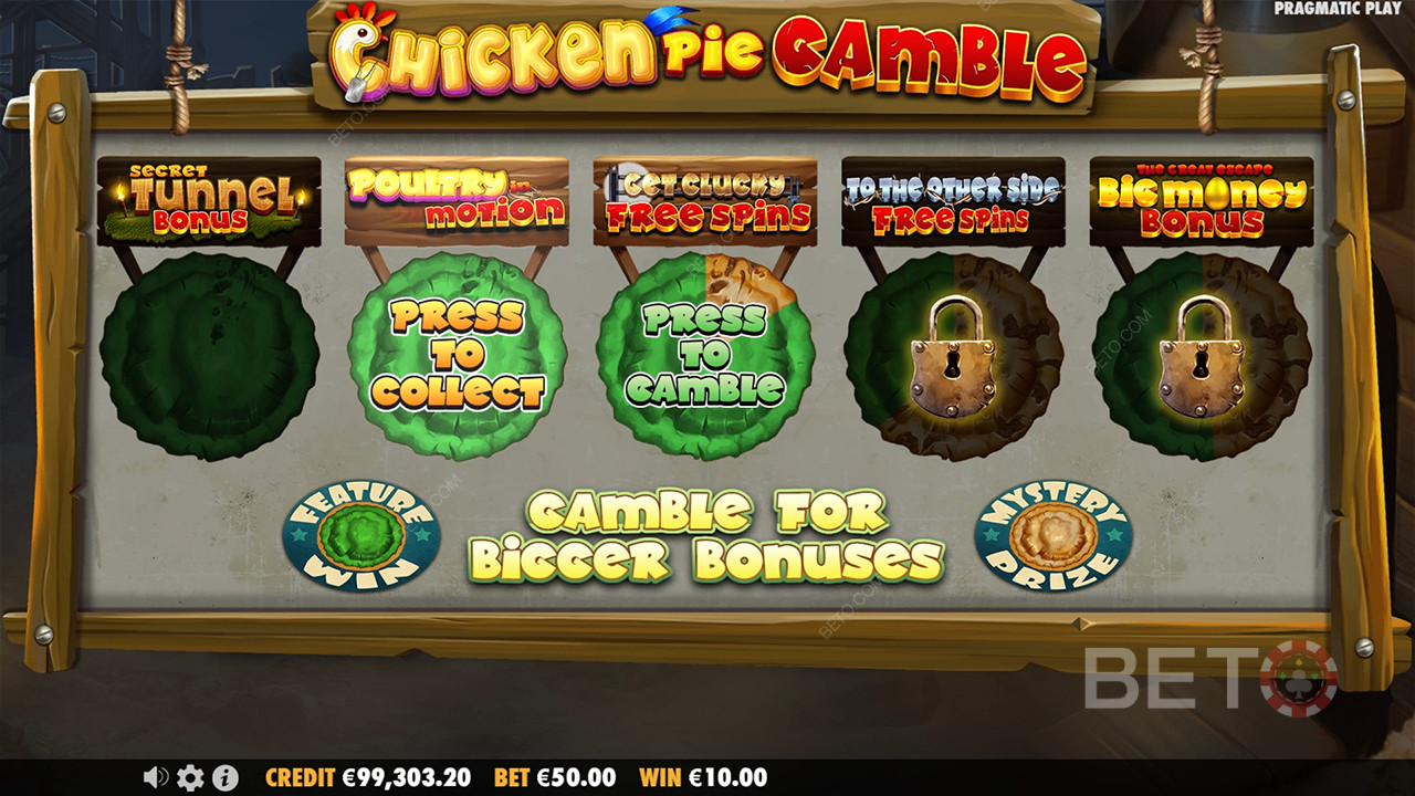 Funkcje bonusowe wyjaśnione w The Great Chicken Escape przez Pragmatic Play