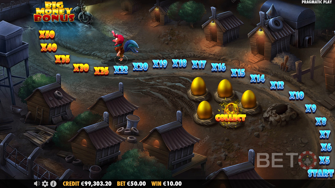 Wygraj 5 000x swój zakład na automacie The Great Chicken Escape!