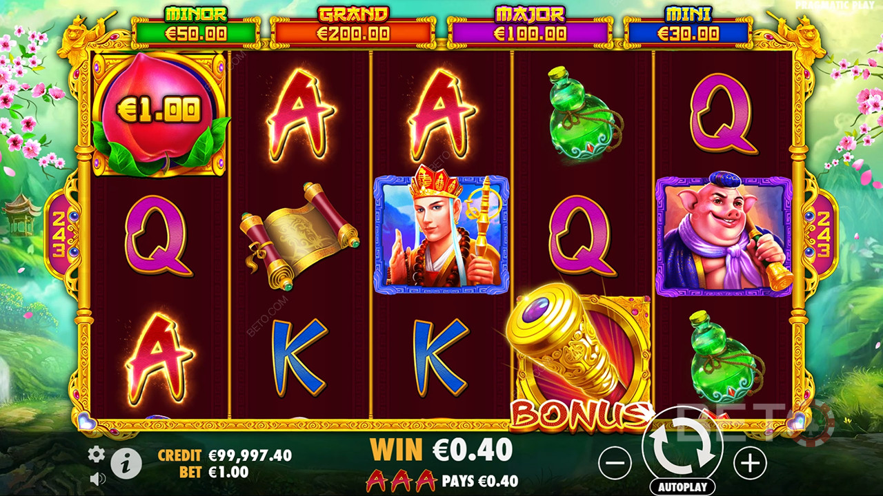 Funkcje bonusowe wyjaśnione w Monkey Warrior przez Pragmatic Play
