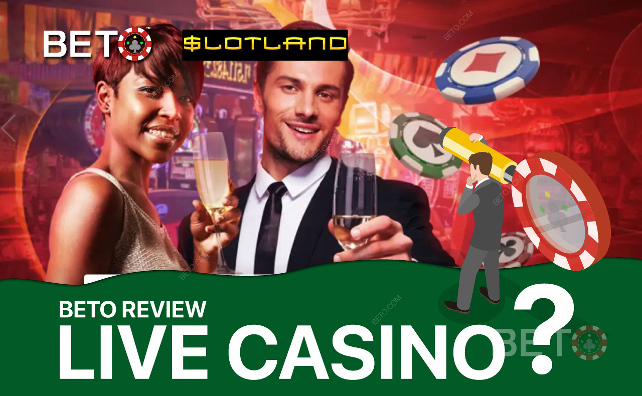 Niestety, Slotland nie oferuje gier kasynowych na żywo