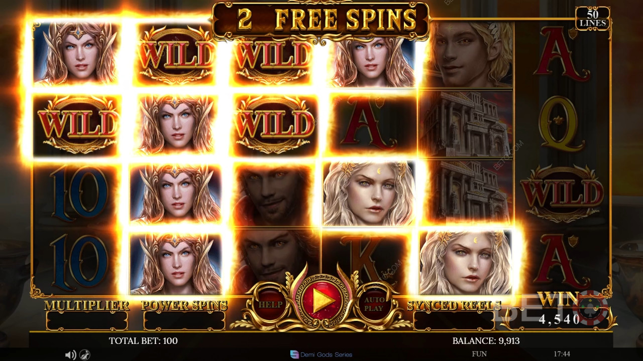 Recenzja Demi Gods IV od BETO Slots