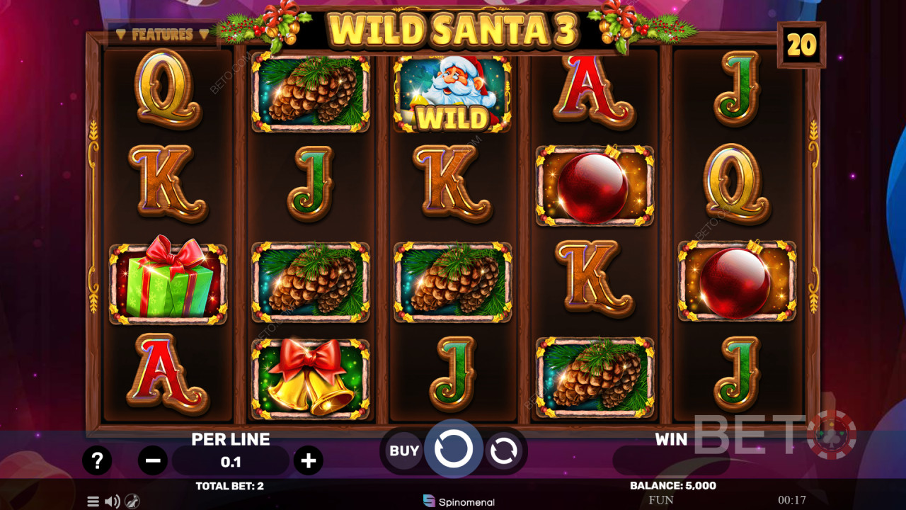 Recenzja Wild Santa 3 od BETO Slots