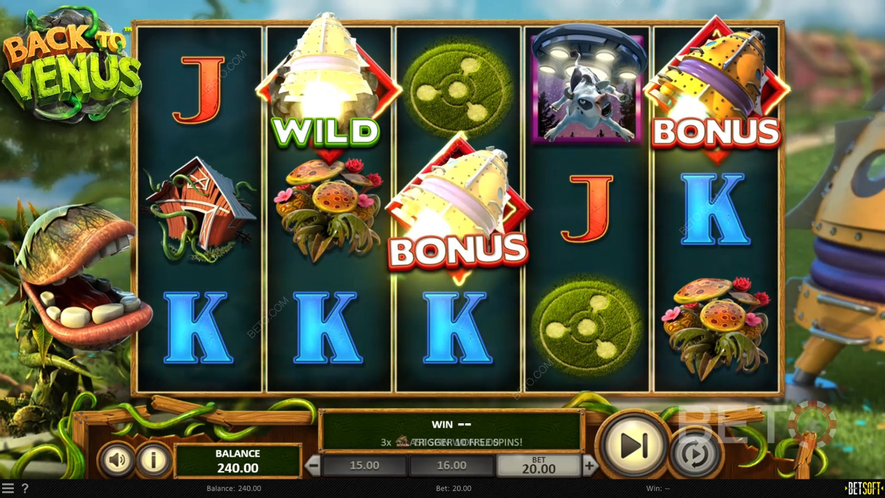 Recenzja Back To Venus od BETO Slots