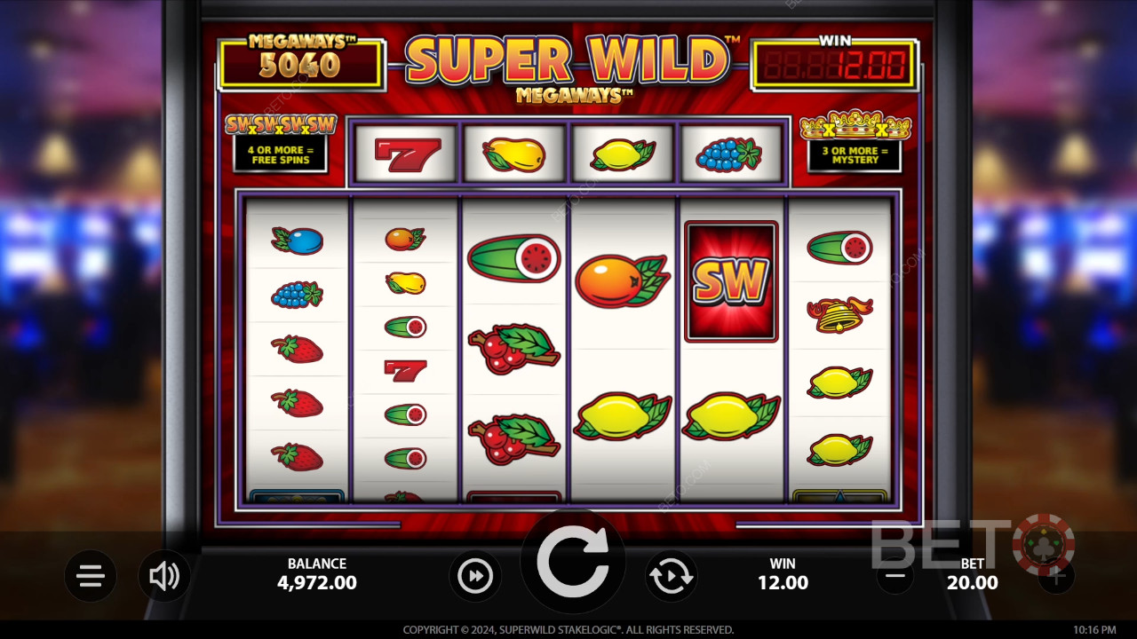 Recenzja Super Wild Megaways od BETO Slots