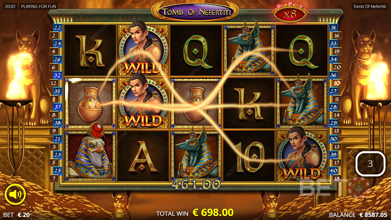 Recenzja Tomb Of Nefertiti od BETO Slots