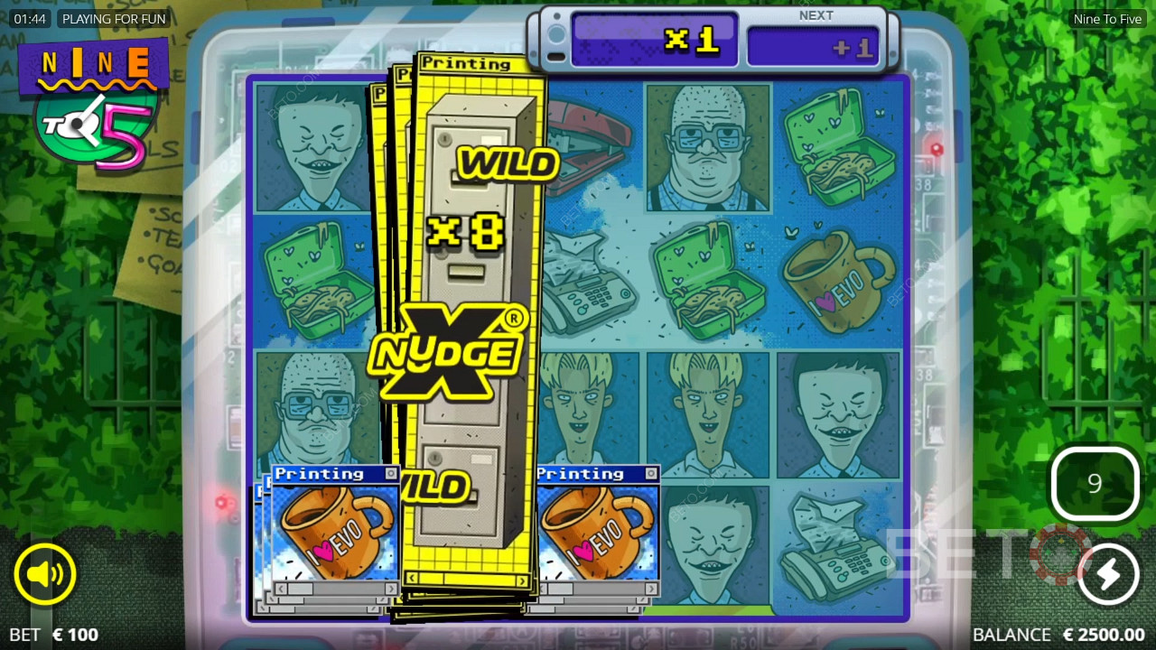 Funkcje bonusowe wyjaśnione w Nine To Five przez Nolimit City