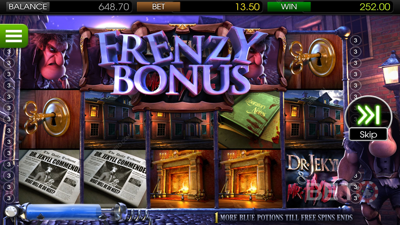 Recenzja Dr. Jekyll & Mr. Hyde od BETO Slots