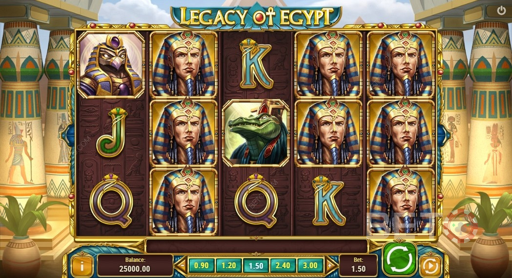 Wysoko płatne symbole w Legacy of Egypt