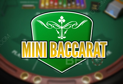 mini baccarat to wersja gry, którą często można zobaczyć.