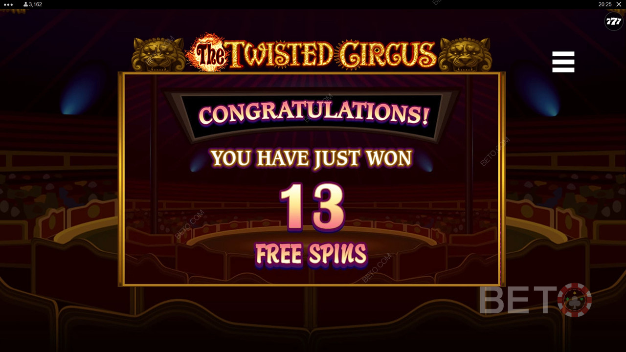 Funkcje bonusowe wyjaśnione w The Twisted Circus przez Microgaming
