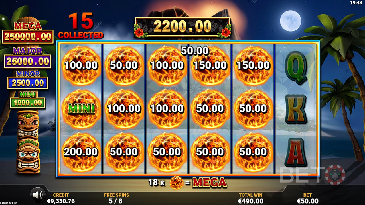 Recenzja 8 Balls of Fire od BETO Slots