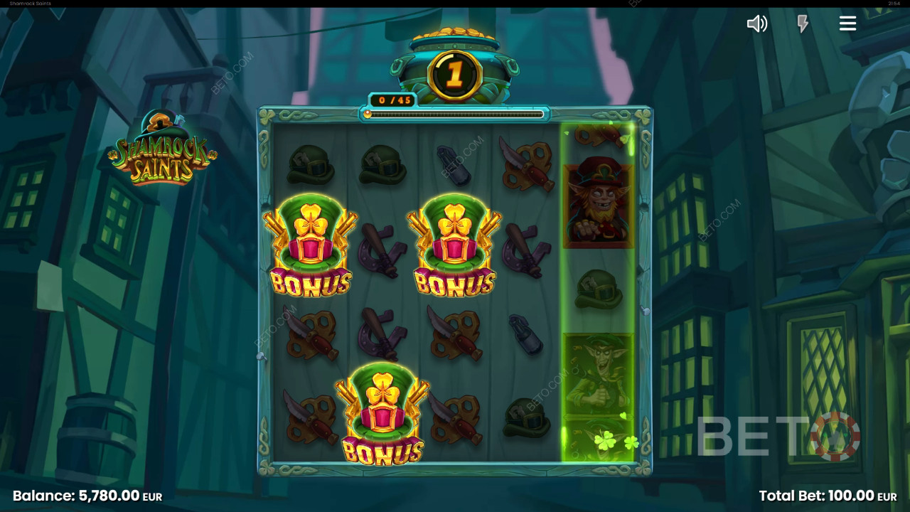 Recenzja Shamrock Saints od BETO Slots