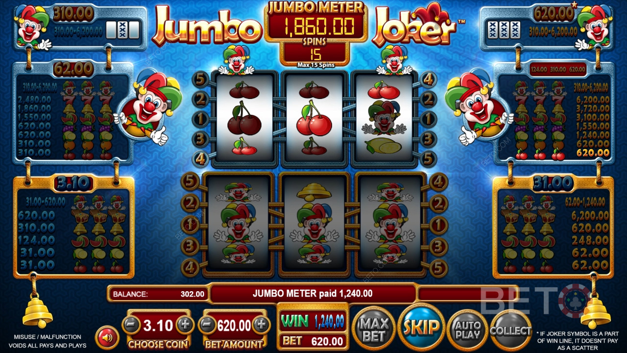 Recenzja Jumbo Joker od BETO Slots