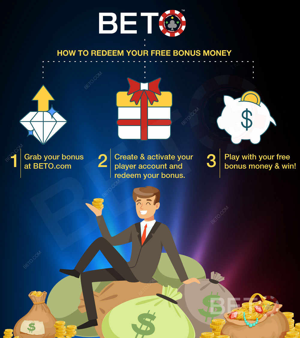 Łatwo jest zrealizować bonus z kasyna, który znalazłeś w BETO!