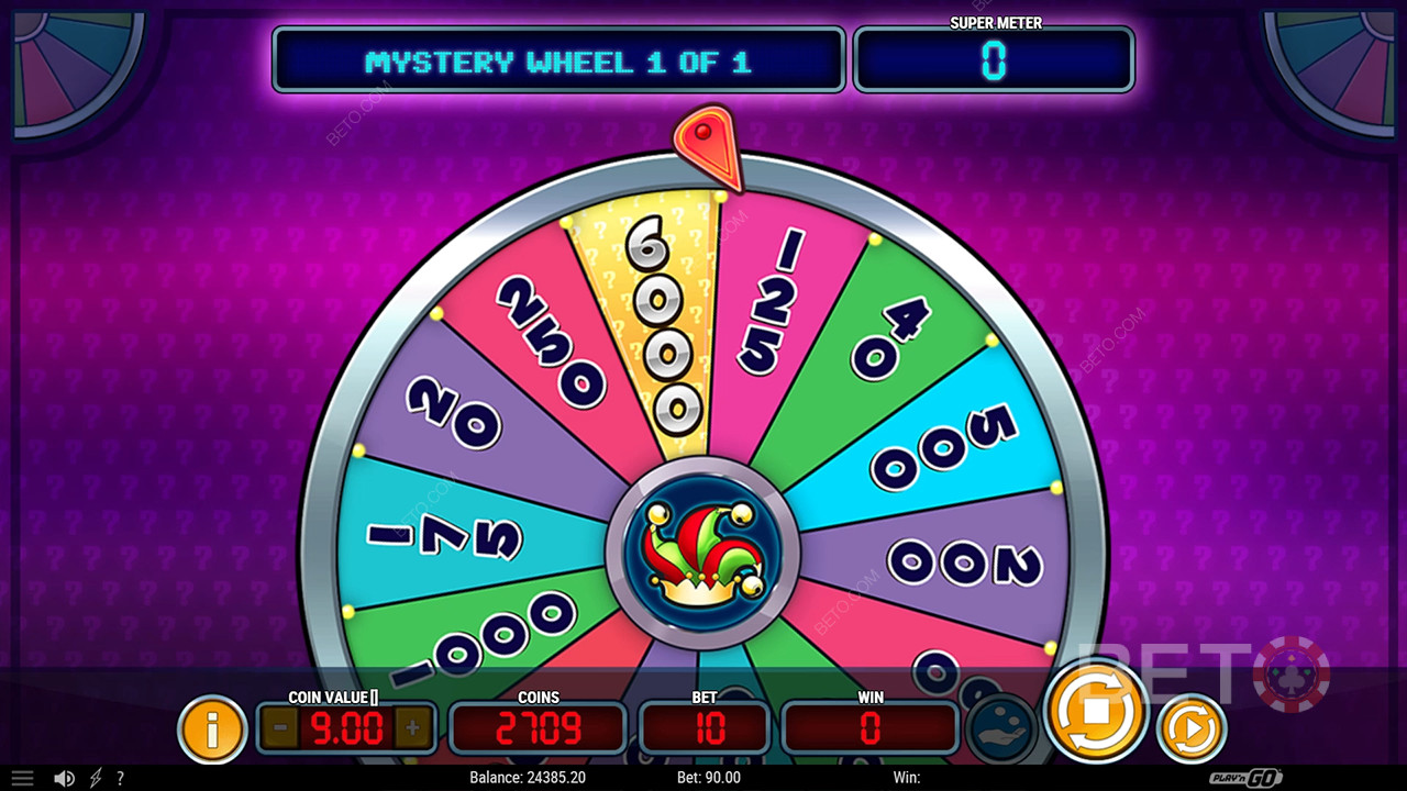 Wygraj do 2,397.5x Twój zakład w slocie online Mystery Joker 6000!