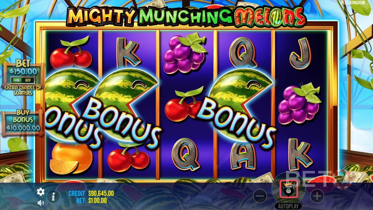 Recenzja Mighty Munching Melons od BETO Slots