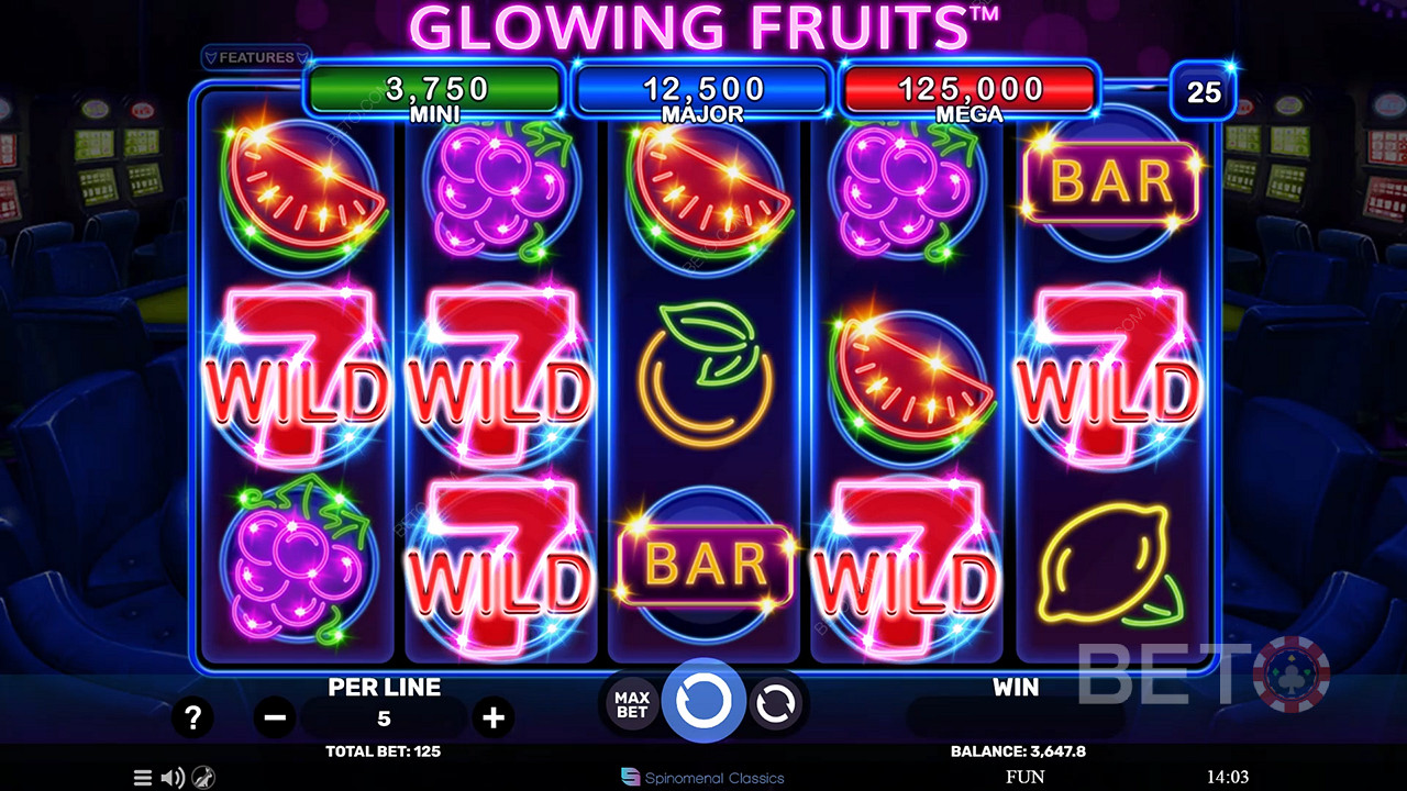Glowing Fruits Graj Za Darmo