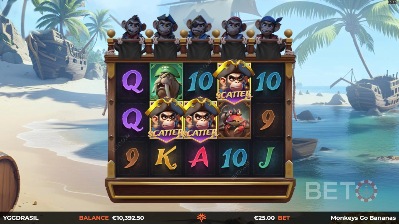 Recenzja MultiMax Monkeys Go Bananas od BETO Slots