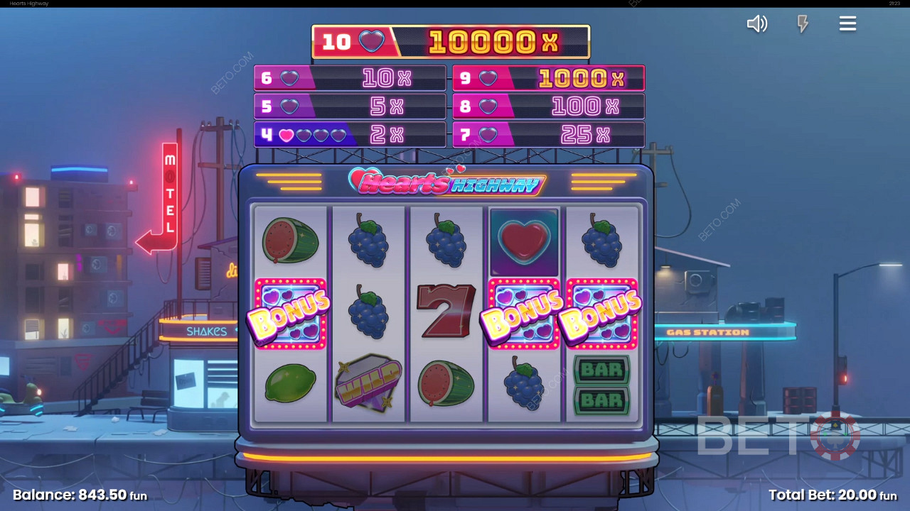 Recenzja Hearts Highway od BETO Slots