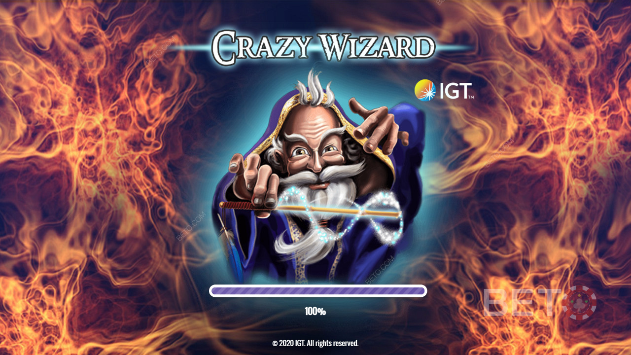 Wejdź do świata czarodziejów i magii - Crazy Wizard slot od IGT
