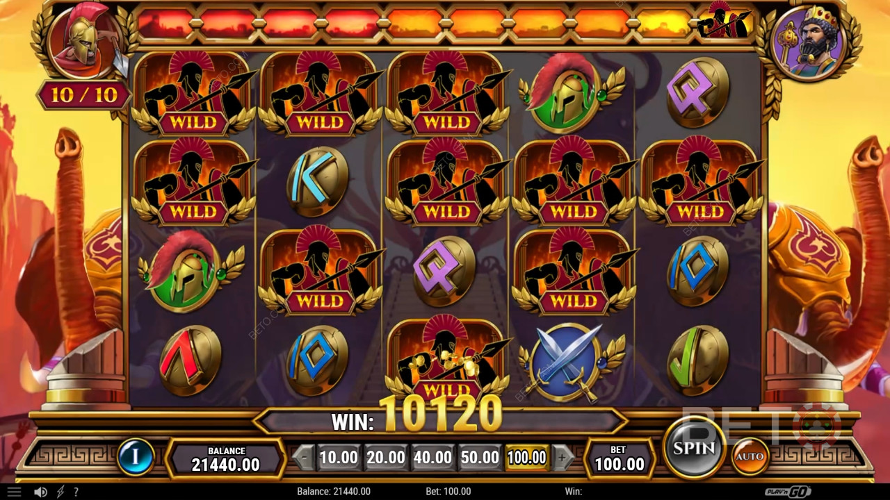 Recenzja gry Undefeated Xerxes od BETO Slots