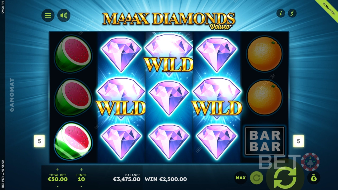 Recenzja Maaax Diamonds Deluxe od BETO Slots