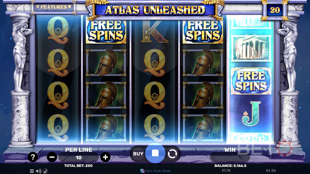 Recenzja Atlas Unleashed od BETO Slots
